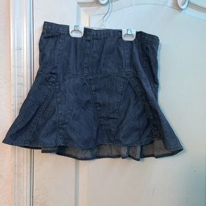 Girls mini jean skirt